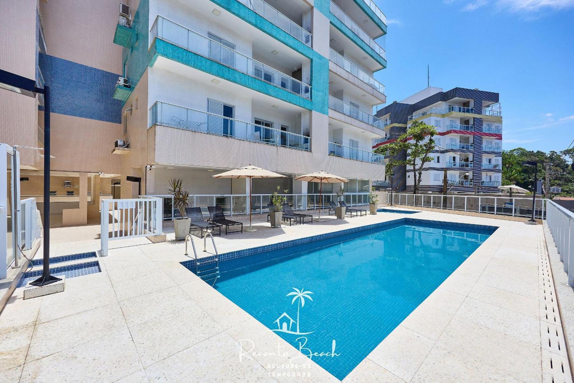 Apartamento Apto Com Piscina Aquecida Sauna E Churrasqueira Ubatuba Exterior foto