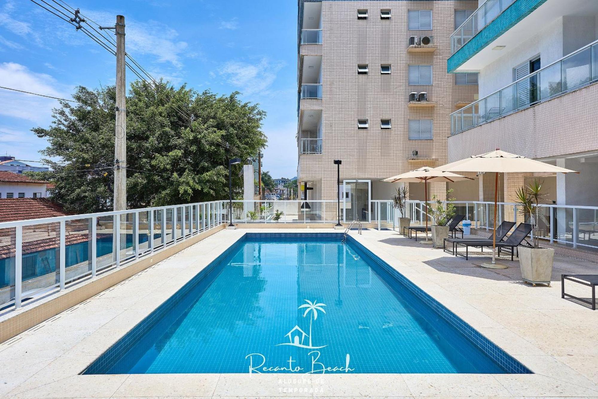 Apartamento Apto Com Piscina Aquecida Sauna E Churrasqueira Ubatuba Exterior foto